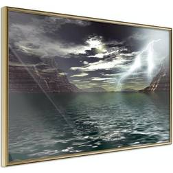 Arkiio Affisch Storm on the Lake [Poster] 60x40 Poster